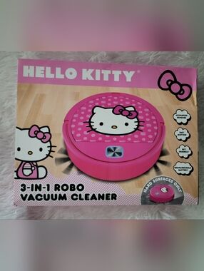 🆕️🎀Hello Kitty Pink Robot Vacuum Cleaner
